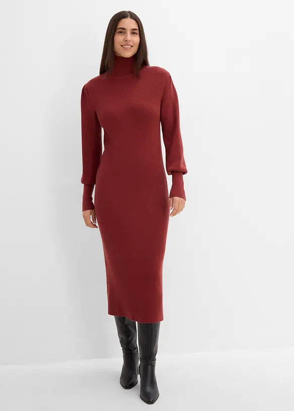 Abito in maglia di misto viscosa morbido, bonprix