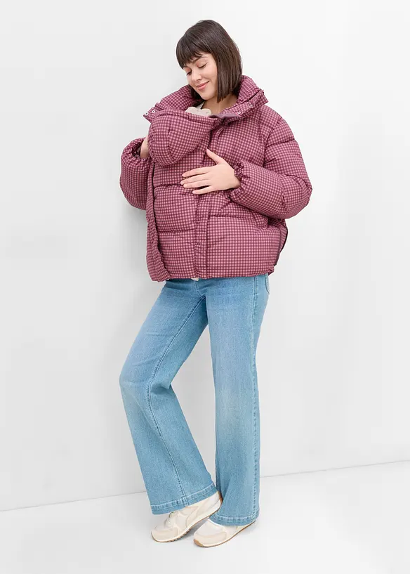 Giacca imbottita pr&eacute;maman 3 in 1 con inserto babywearing, bonprix