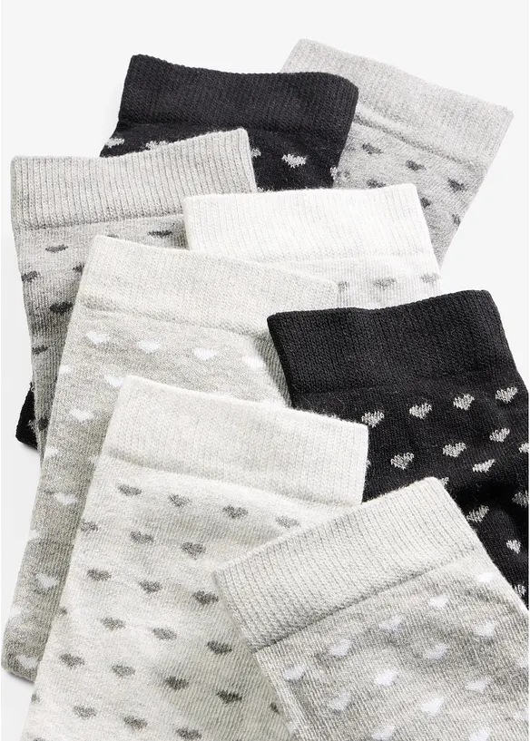Calzini con cotone biologico (pacco da 8 paia), bonprix