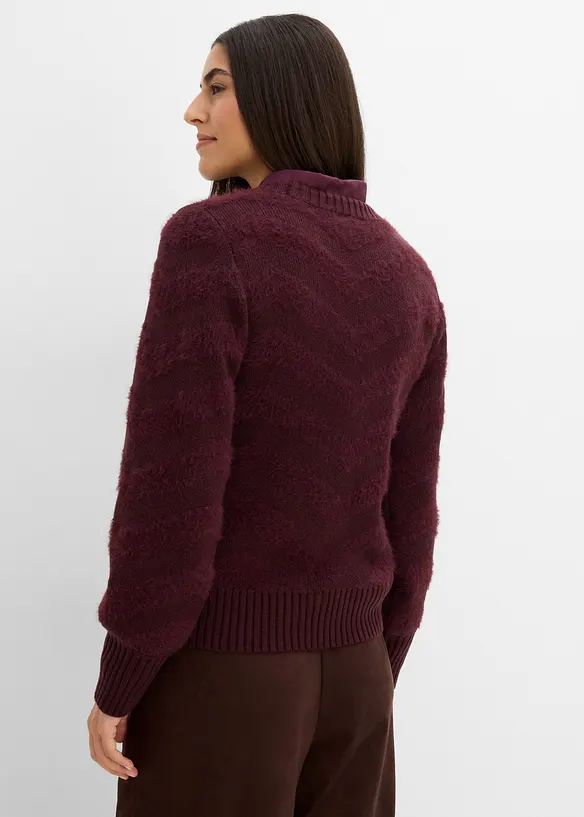 Maglione con filato soffice, bonprix