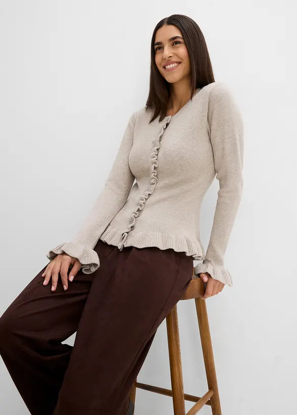 Cardigan traforato, bonprix