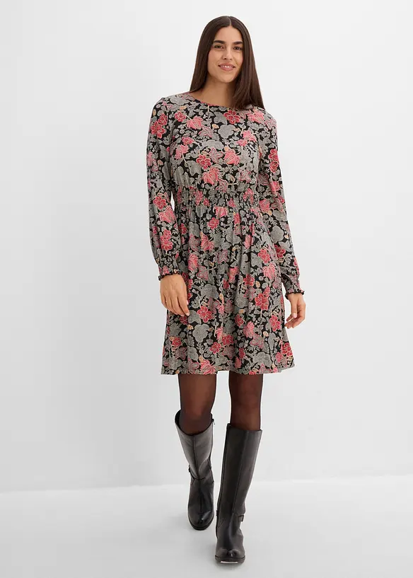 Abito di jersey misto viscosa, bonprix