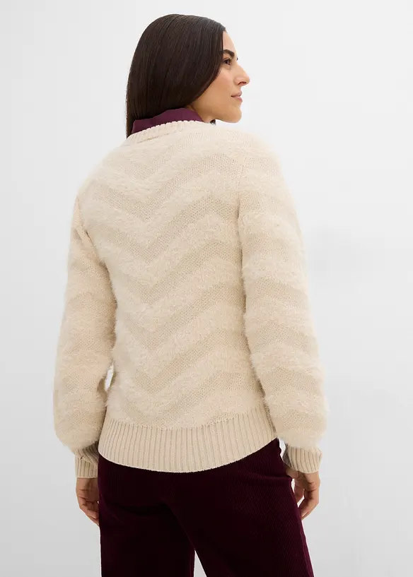 Maglione con filato soffice, bonprix