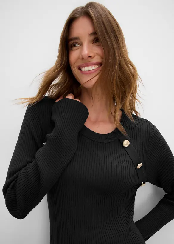Abito in maglia di misto viscosa, bonprix