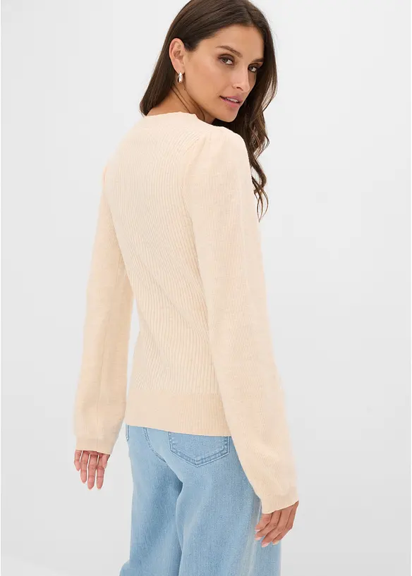 Maglione in misto viscosa morbido, bonprix