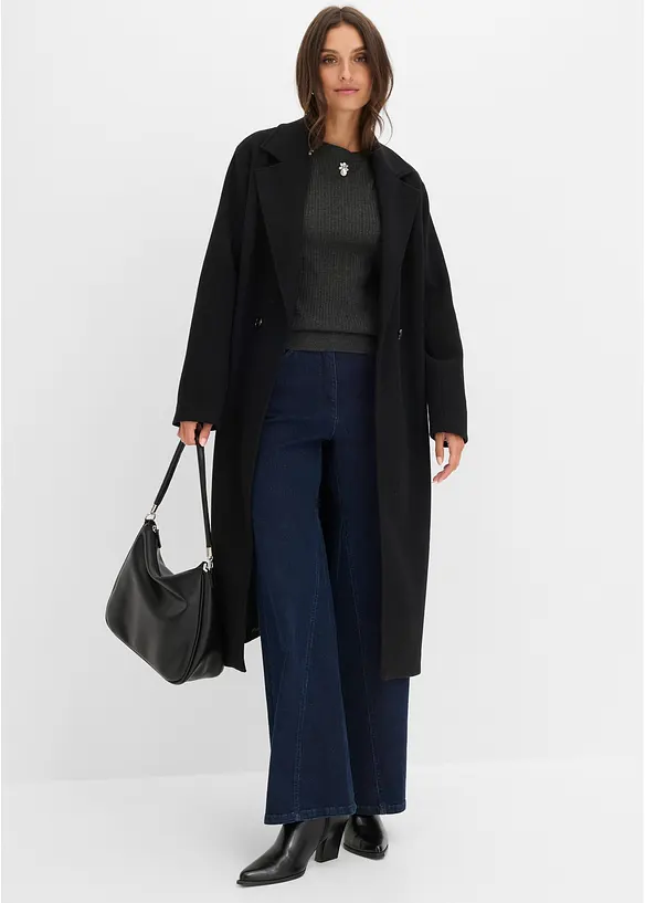 Maglione in misto viscosa morbido, bonprix