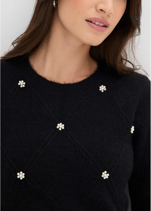 Maglione con scollo rotondo, bonprix
