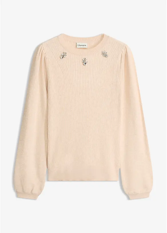 Maglione in misto viscosa morbido, bonprix