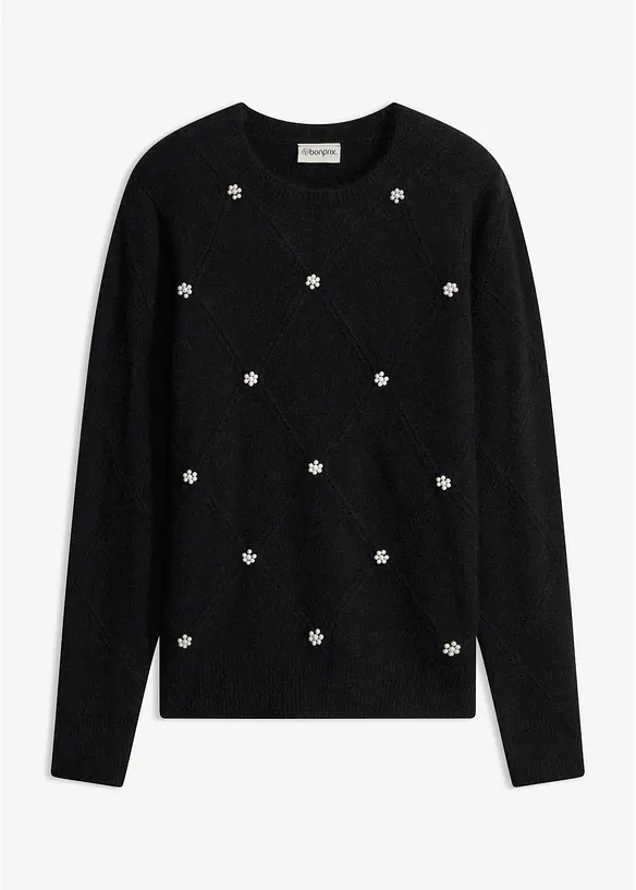 Maglione con scollo rotondo, bonprix