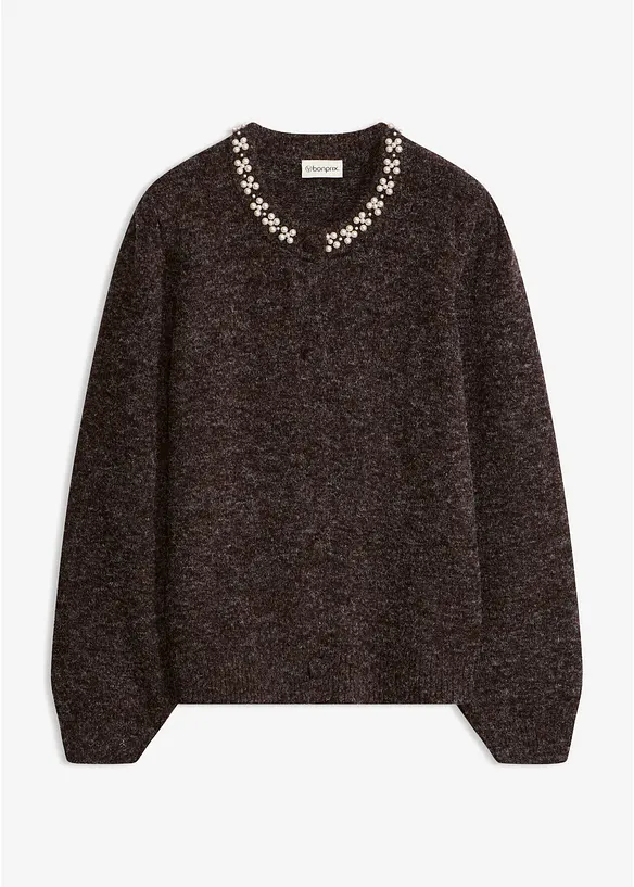 Cardigan con maniche a sbuffo, bonprix