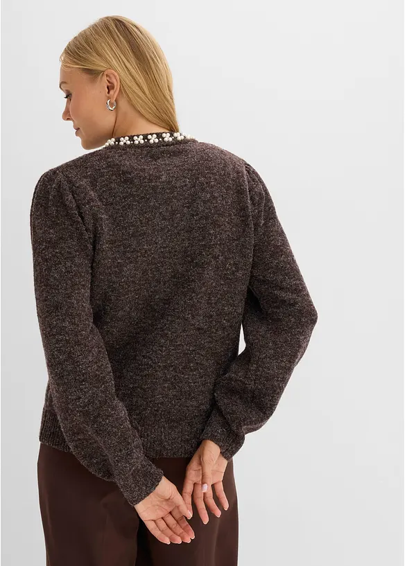 Cardigan con maniche a sbuffo, bonprix