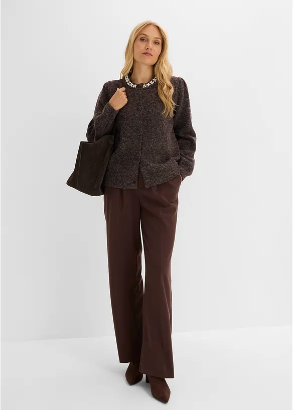 Cardigan con maniche a sbuffo, bonprix