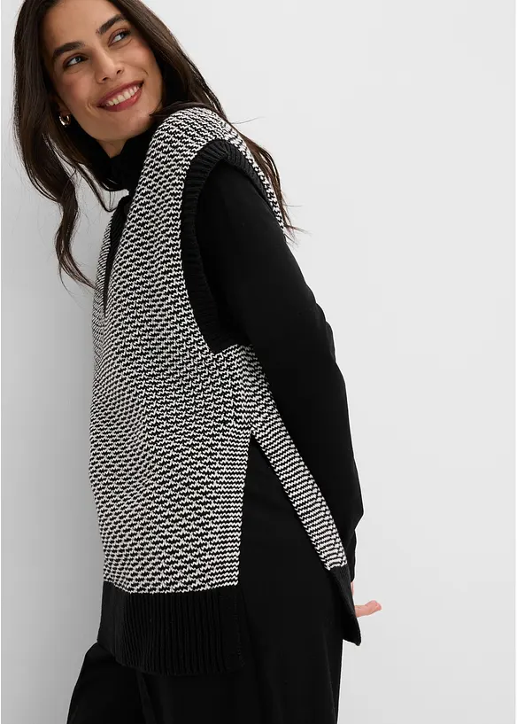 Gilet in maglia oversize, bonprix