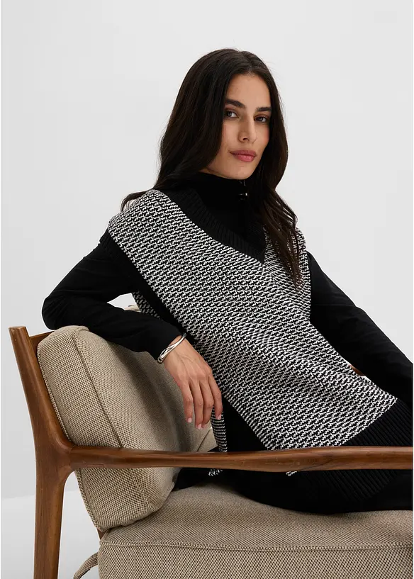 Gilet in maglia oversize, bonprix