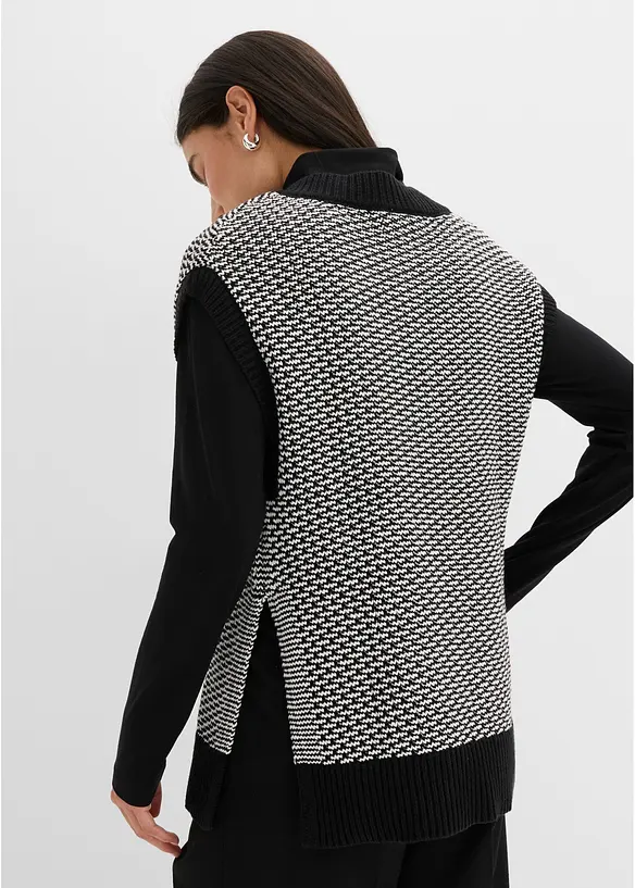 Gilet in maglia oversize, bonprix