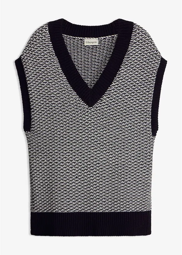 Gilet in maglia oversize, bonprix