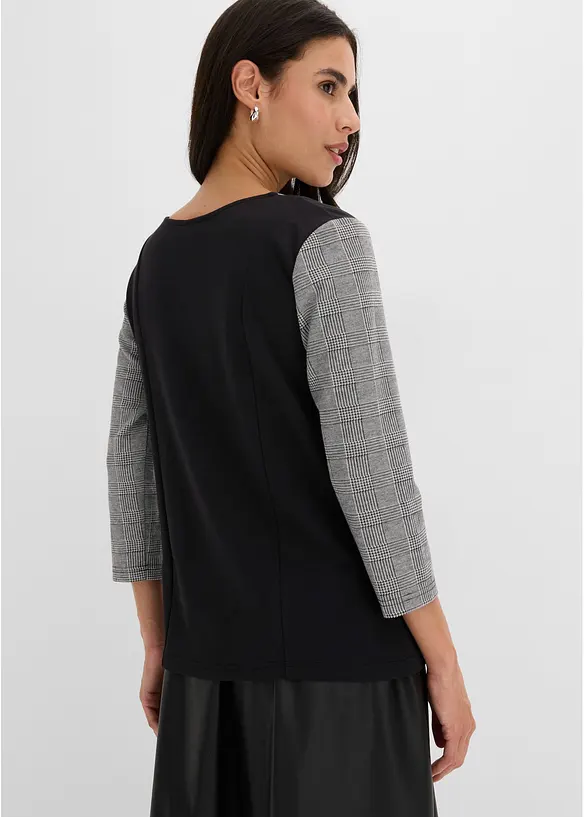 Maglia jacquard con ricami, bonprix