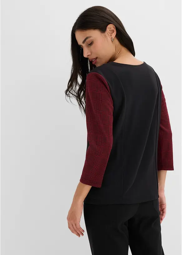 Maglia jacquard con ricami, bonprix