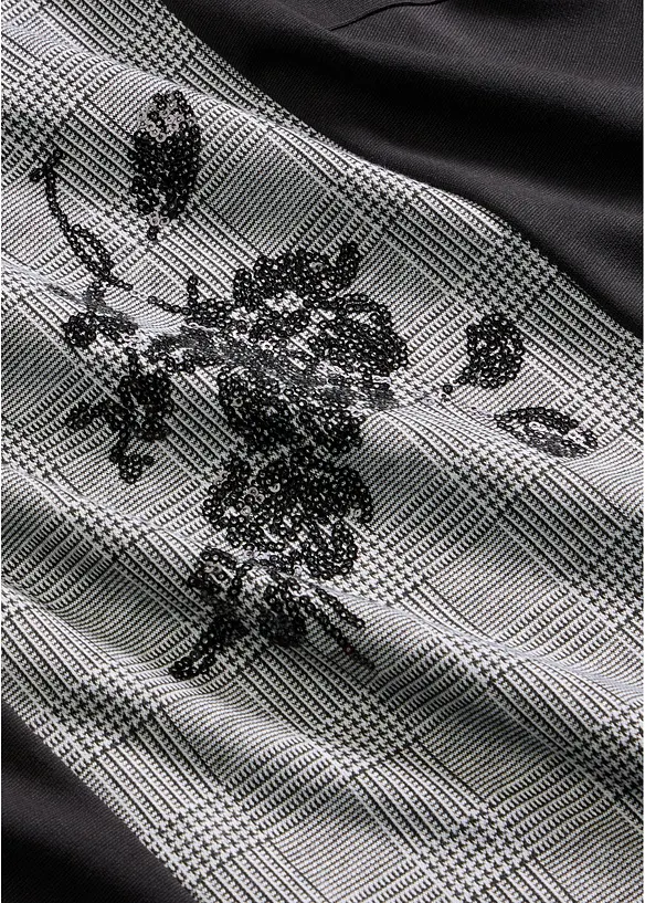 Maglia jacquard con ricami, bonprix