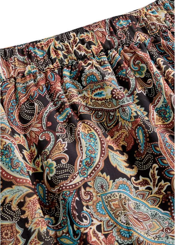 Gonna in chiffon con fondo asimmetrico, bonprix