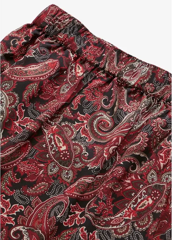 Gonna in chiffon con fondo asimmetrico, bonprix