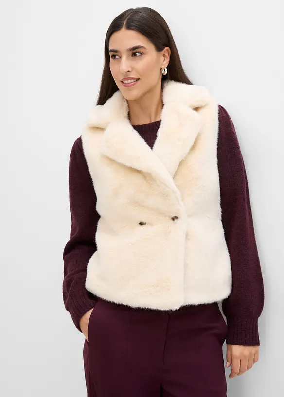 Gilet in pelliccia sintetica, bonprix