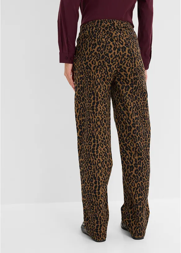 Pantaloni elasticizzati in cotone, bonprix