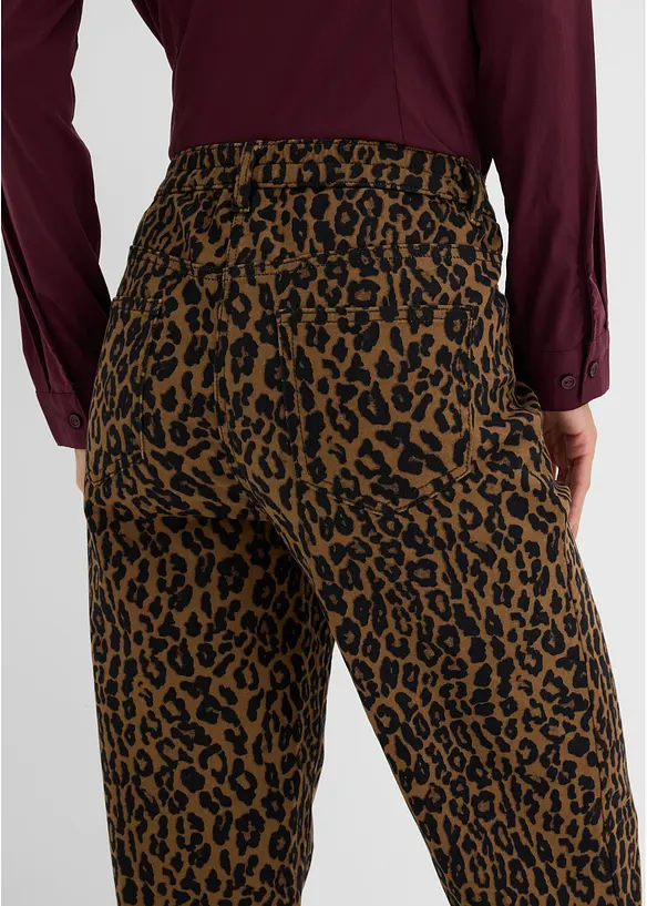 Pantaloni elasticizzati in cotone, bonprix
