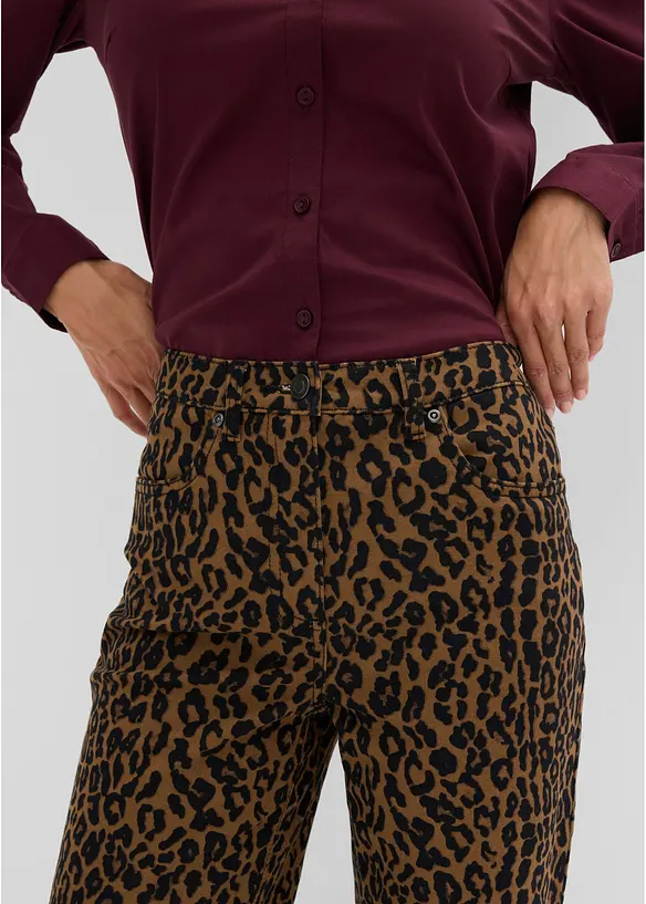 Pantaloni elasticizzati in cotone, bonprix