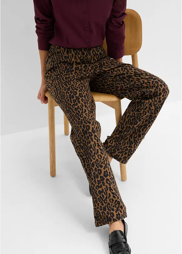 Pantaloni elasticizzati in cotone, bonprix