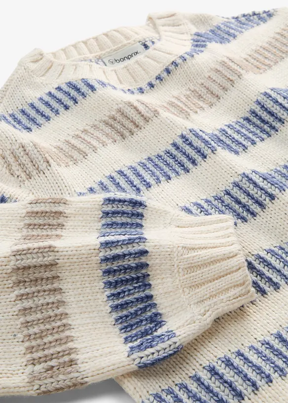 Maglione in maglia operata, bonprix