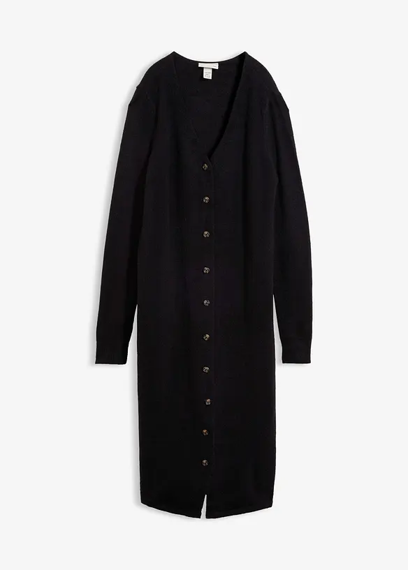 Abito in maglia con bottoni, bonprix