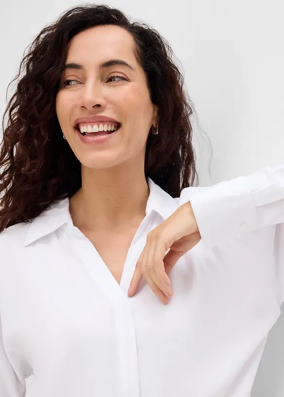 Blusa in viscosa morbida, bonprix