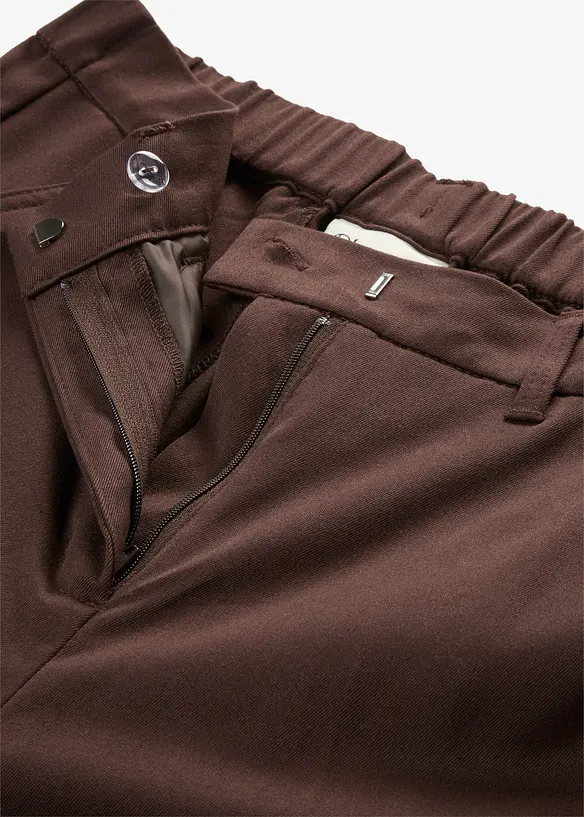 Pantaloni in misto viscosa effetto lana, bonprix