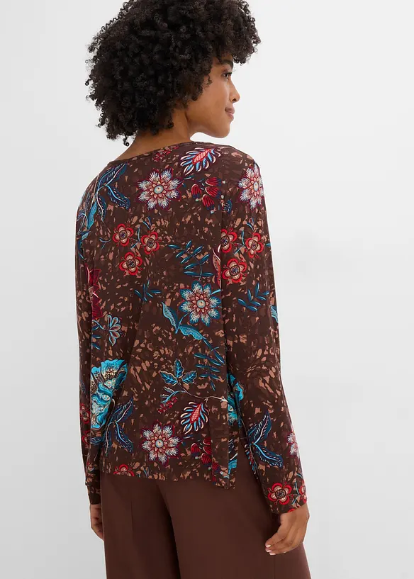 Maglia lunga in viscosa fluida, bonprix