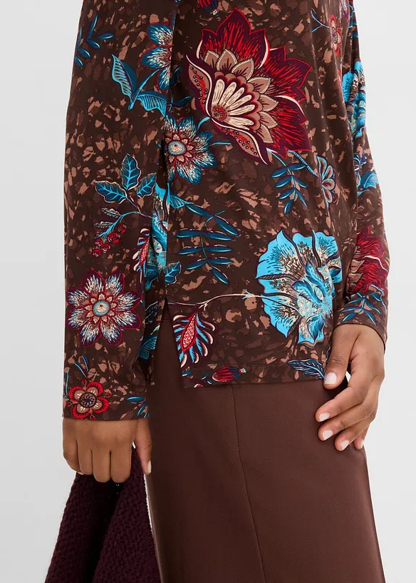 Maglia lunga in viscosa fluida, bonprix