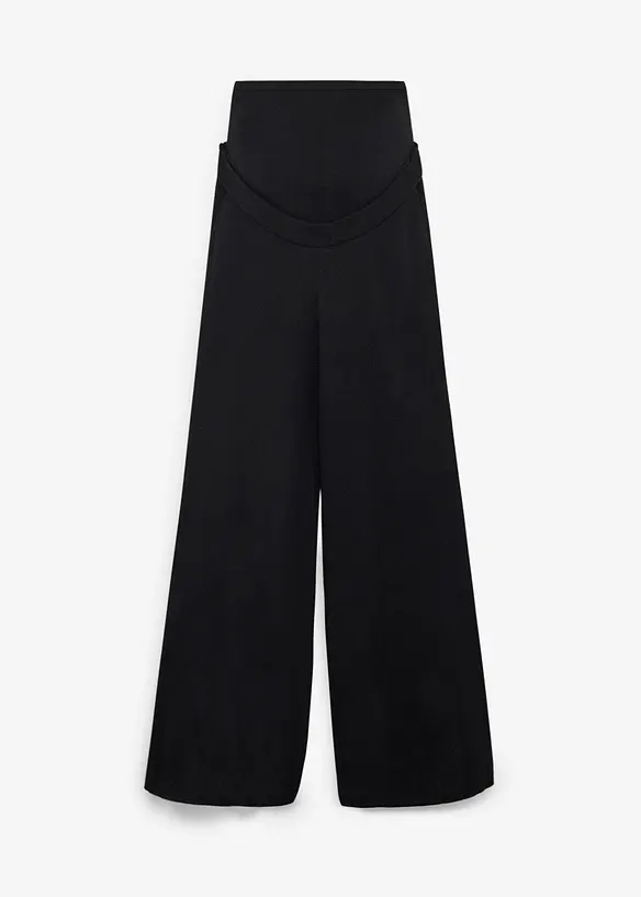 Pantaloni pr&eacute;maman a gamba dritta in morbida maglia, bonprix