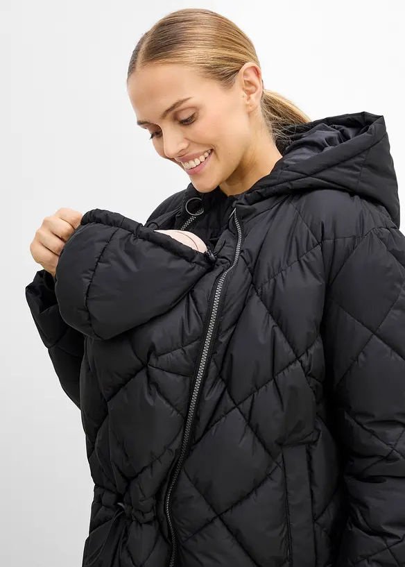 Giubbotto pr&eacute;maman 3 in 1 con inserto babywearing, bonprix