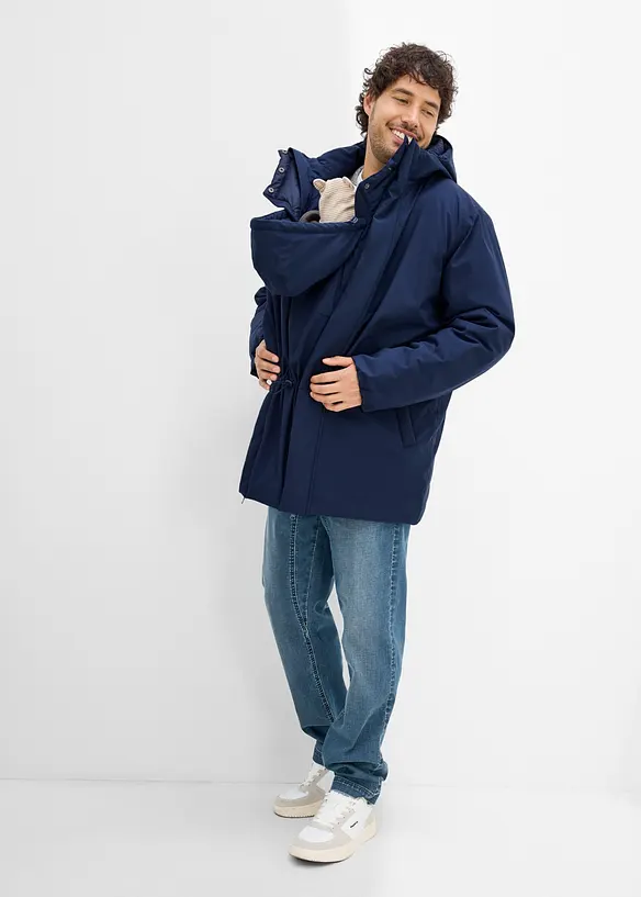 Giubbotto per portare 2 in 1 con inserto babywearing (set 2 pezzi), bonprix