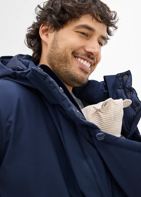 Giubbotto per portare 2 in 1 con inserto babywearing (set 2 pezzi), bonprix