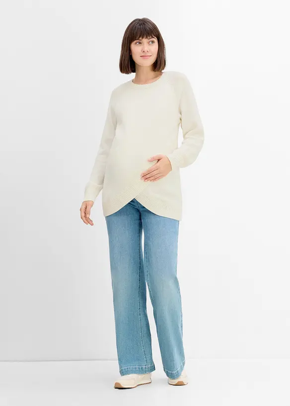 Maglione morbido 2 in 1 per gravidanza e allattamento, bonprix