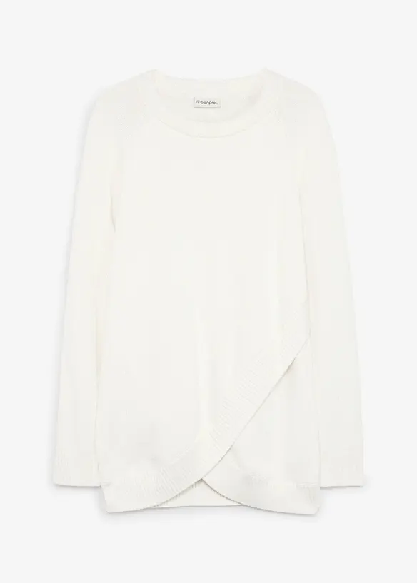 Maglione morbido 2 in 1 per gravidanza e allattamento, bonprix