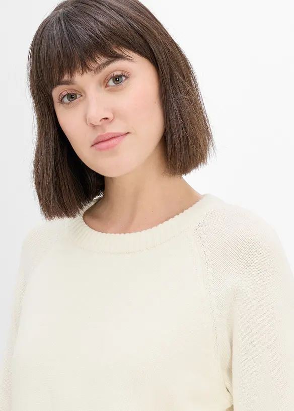 Maglione morbido 2 in 1 per gravidanza e allattamento, bonprix