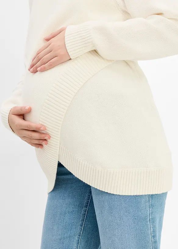Maglione morbido 2 in 1 per gravidanza e allattamento, bonprix