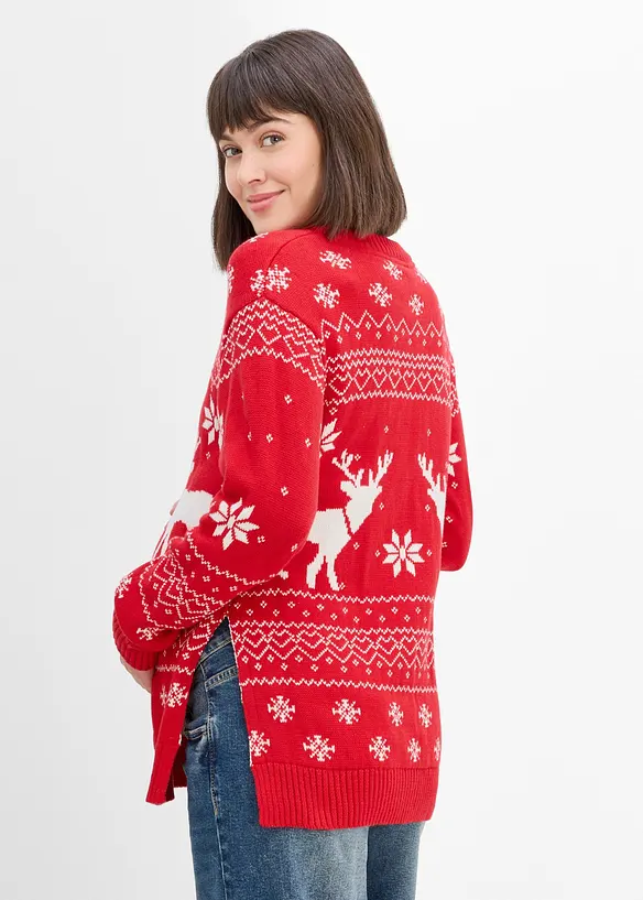 Maglione pr&eacute;maman / da allattamento in puro cotone, bonprix