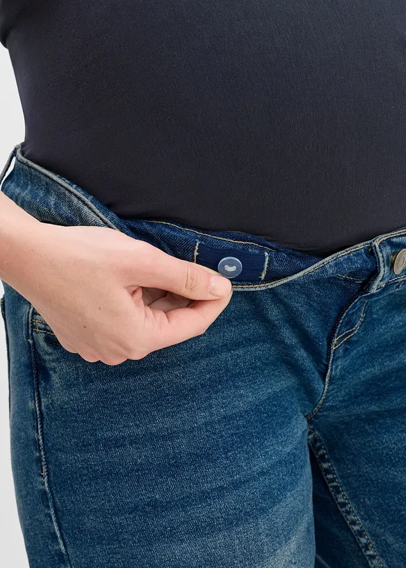 Jeans pr&eacute;maman in cotone biologico, wide leg, bonprix