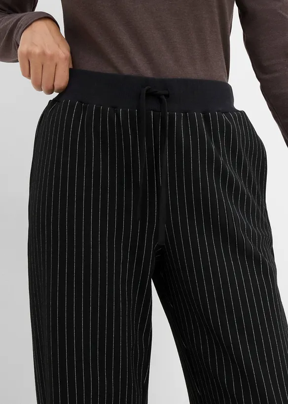 Pantaloni in jersey punto di Roma, bonprix