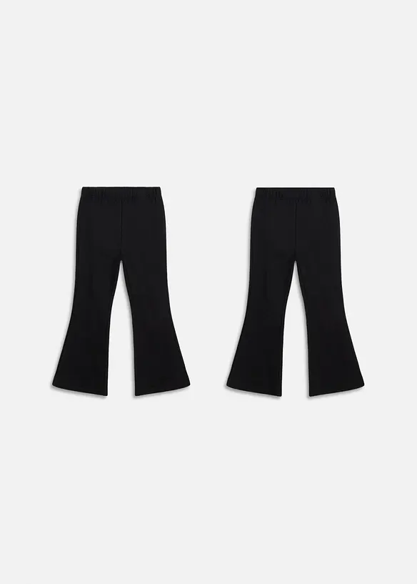Leggings termici bootcut (pacco da 2), bonprix