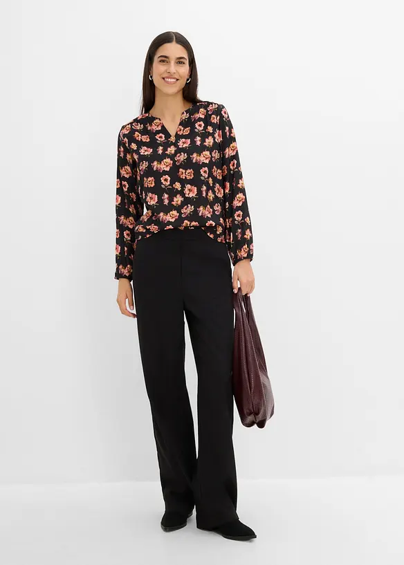 Blusa in misto viscosa fluido, bonprix