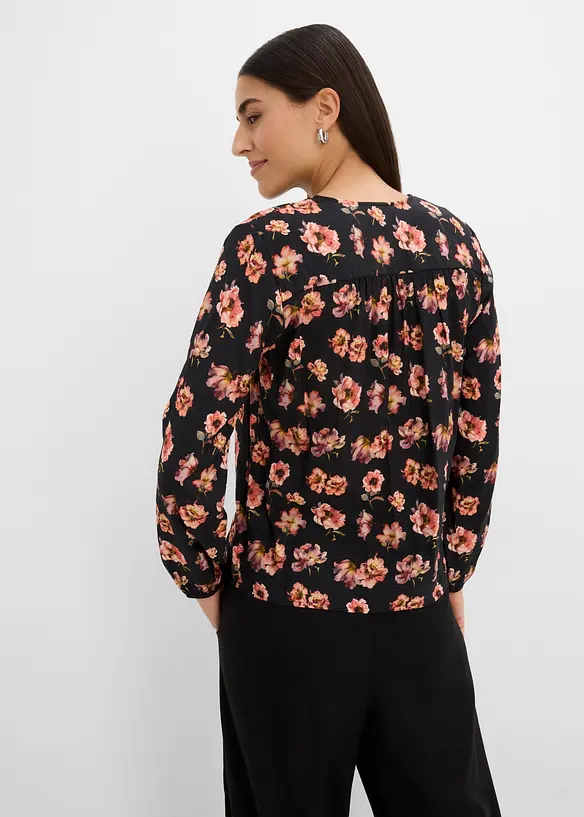 Blusa in misto viscosa fluido, bonprix